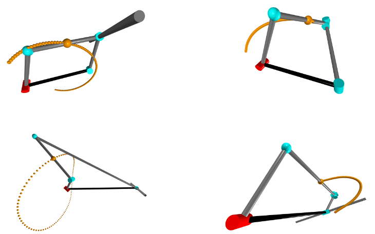 Unified Spatial Mechanism Kinematic Simulator